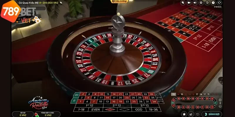roulette mỹ Bàn chơi Roulette Mỹ tại 789bet mà người chơi sẽ tham gia cược